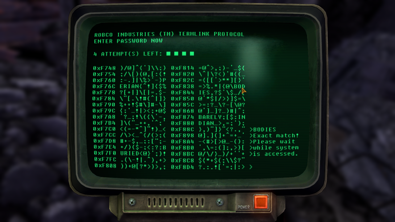 Optimal for Fallout terminal - Beneri